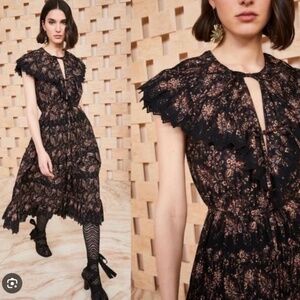 ULLA JOHNSON Jacqueline Midi Dress 10